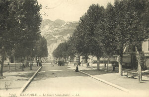 Cours Saint-André, actuels cours Jean-Jaurès et de la Libération
