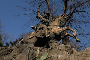 Statue équestre de Philis de la Charce, 1900, de Daniel CAMPAGNE