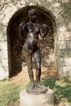 Jeune fille debout, Marcel-Antoine GIMOND