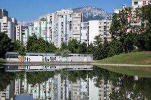 La Villeneuve : quartiers Arlequin et Baladins et parc Jean Verlhac